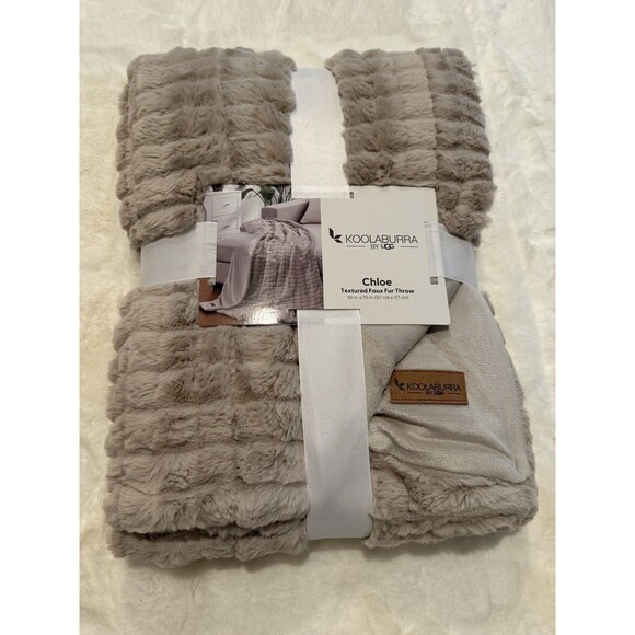 Koolaburra by Ugg Other - NEW Koolaburra By Ugg Chloe Faux Fur Throw Blanket 50” x 70” Brown (Various )